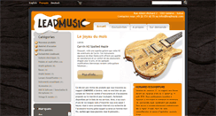 Desktop Screenshot of leadmusic.com